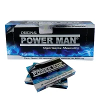 Power Man Vigorizante Masculino 10 Carteras Con 4 Tabletas