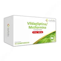 Vildagliptina Metformina 50 Mg / 1000 Mg Con 30 Comprimidos