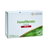 Fenofibrato 160 Mg Con 15 Cápsulas