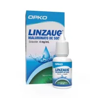 Linzaug 4 Mg Con 10 Ml De Solución Oftálmica