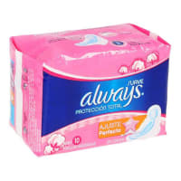 Always Protección Total Toallas Femeninas Con Alas 10 Piezas