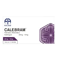 Calebram 25 Mg/10 Mg Con 10 Tabletas