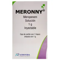 Meronny 1 G Con 1 Frasco Ámpula