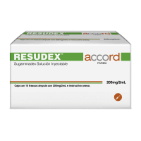 Resudex 200 Mg/2 Ml Solución Inyectable Con 1 Ampolleta