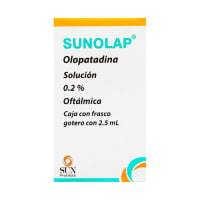 Sunolap 0.2% Solución Oftálmica Con 2.5 Ml