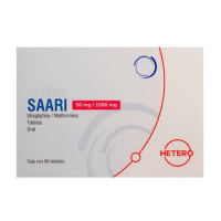 Saari 50 Mg/1000 Mg Con 56 Tabletas