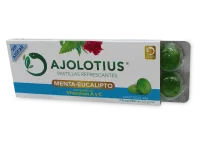 Ajolotius Pastillas Menta-Eucalipto Sin Azucar Con 10 Piezas