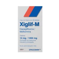 Xiglifm 10 Mg/1000 Mg Con 28 Tabletas