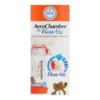 Cámara inhaladora AeroChamber Plus Flow-Vu lactante con 1 pieza
