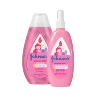 Rutina Capilar Gotas De Brillo Johnson'S Baby – Shampoo + Spray
