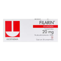 Filarin 20 Mg Con 30 Comprimidos