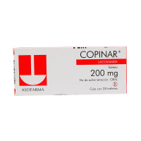 Copinar 200 Mg Con 28 Tabletas