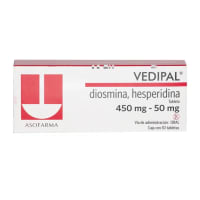 Vedipal 450/50 Mg Con 30 Tabletas