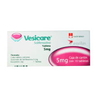 Vesicare 5 Mg Con 10 Tabletas