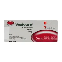 Vesicare 5 Mg Con 20 Tabletas