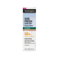 Neutrogena Protector Solar Sun Fresh Oil Control Color Fps 50+ Con 40 Ml