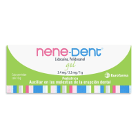Nene Dental Pediátrico Lidocaína Polidocanol Gel Con 10 G