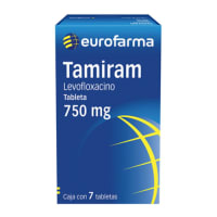 Tamiram Levofloxacino 750 Mg Con 7 Tabletas