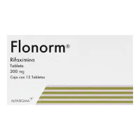 Flonorm Rifaximina 200 Mg Con 12 Tabletas