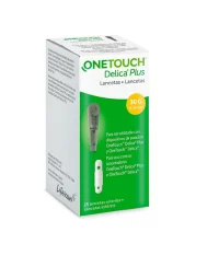 Lancetas OneTouch Delica Plus con 25 piezas