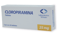 Cloropiramina 25 Mg Con 20 Tabletas