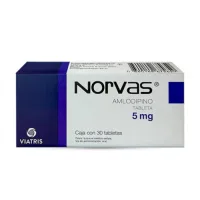 Norvas 5 Mg Con 30 Tabletas