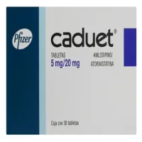 Caduet 5/20 Mg Con 30 Tabletas