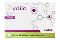 Zydilo 200 Mg Con 28 Tabletas