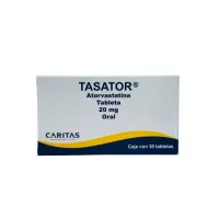 Tasator 20 Mg Con 30 Tabletas