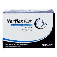 Norflex Plus 450/35 Mg Con 50 Tabletas