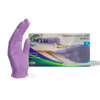 Guante No Estéril De Nitrilo Talla Grande Con 100 Piezas