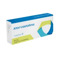 Atorvastatina 20 Mg Con 10 Tabletas