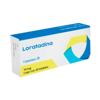 Loratadina 10 Mg 20 Tabletas