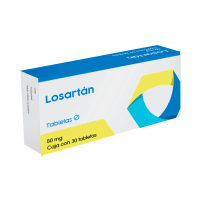 Losartán 50 Mg 30 Tabletas