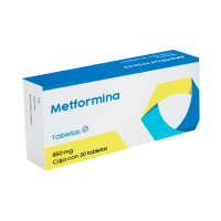 Metformina 850 Mg 30 Tabletas