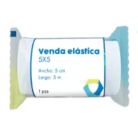 Venda Elástica 5 Cm X 5 M Con 1 Pieza