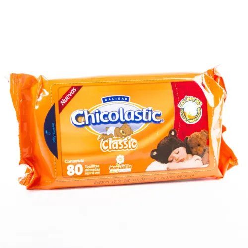 Chicolastic Classic Toallas Húmedas Con 80 Piezas