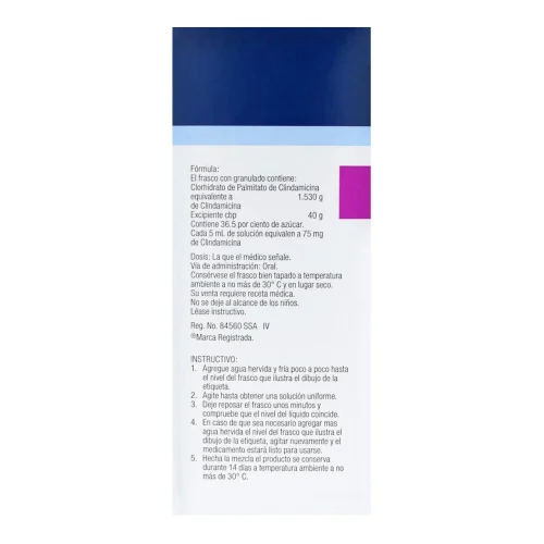 Dalacin C 75 Mg Solución Oral 100 Ml