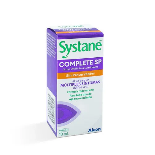 Systane Complete Sp Gotas Oftálmicas Lubricantes Con 10 Ml