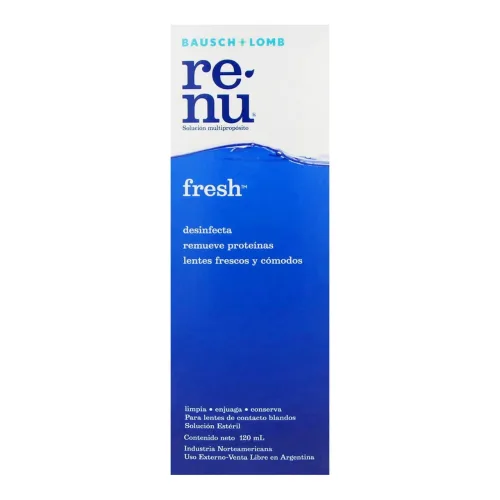 Renu Fresh Solución Multipropósito Para Lentes De Contacto 120 Ml