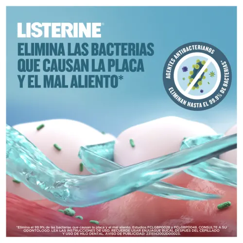 Listerine Cool Mint Enjuague Bucal Con 250 Ml