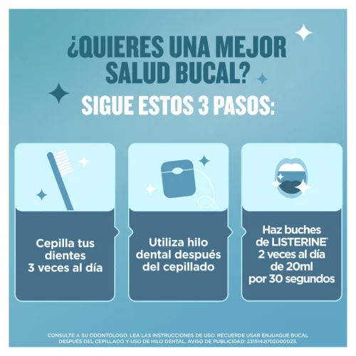 Listerine Cool Mint Enjuague Bucal Con 250 Ml