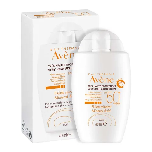 Comprar Avene Bloqueador Solar Fluido Mineral Fps50 Sin Color Con 40 Ml