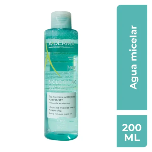 A-Derma Biology Ac Agua Micelar Purificante Con 200 Ml