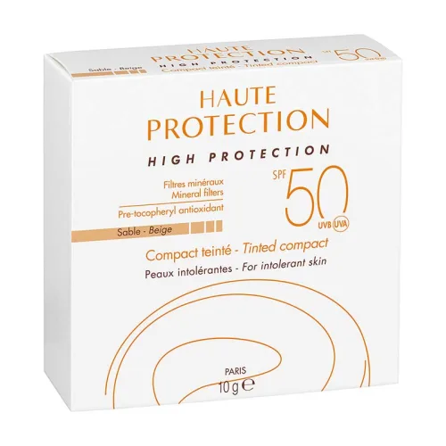 Avene Protector Solar En Crema Compacto Fps50 Tono Arena 10 G