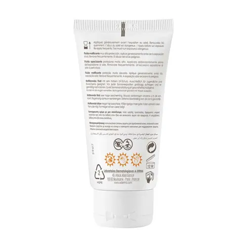 Comprar A-Derma Protec Ac Fluido Bloqueador Solar Fluido Matificante Alta Protección Fps50 Con 40 Ml