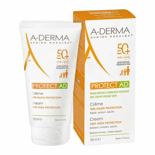 Comprar A-Derma Protect Ad Bloqueador Solar Facial Fps 50 Para Piel Con Tendencia Atópica 150 Ml