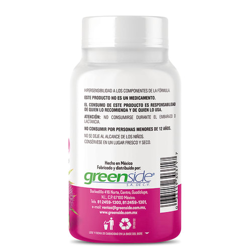 Comprar Green Side Suplemento Alimenticio A Base De Mezcla Herbal 60 Cápsulas