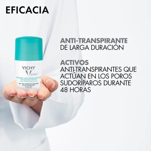 Comprar Vichy Desodorante Antitranspirante Piel Sensible Con 50 Ml