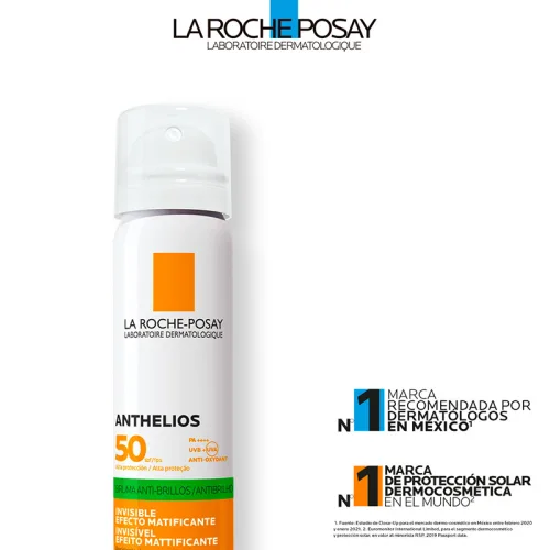 La Roche-Posay Anthelios Bruma FPS 50 75 mL – Protección solar intensa